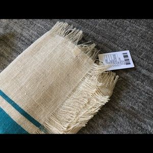 Anthropologie NWT linen table runner